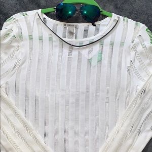 White see-thru Long sleeve